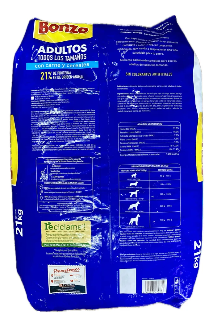 Purina Bonzo Adulto para Perro Adulto - 2