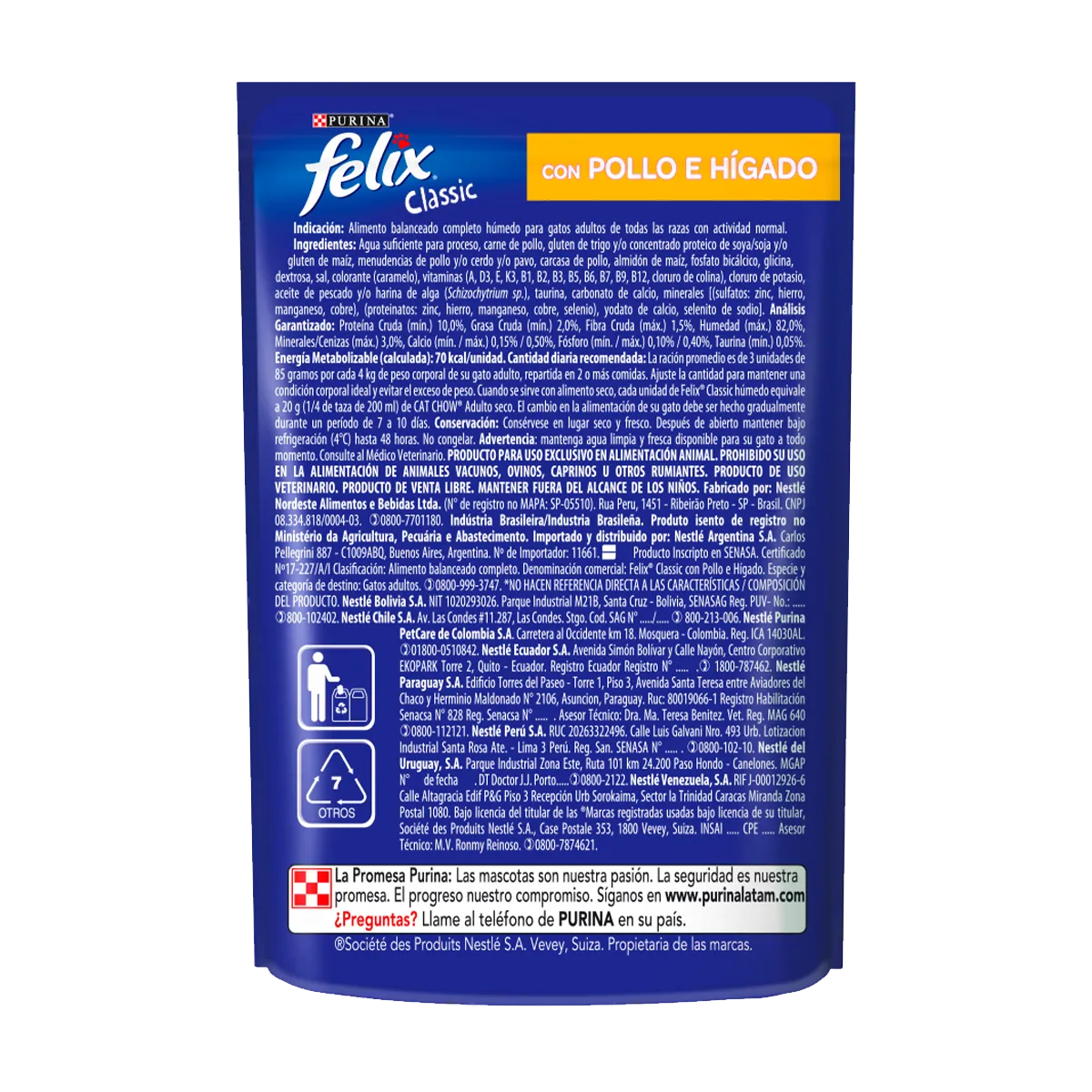 Felix Pollo y Hígado en Salsa para Gato - 2