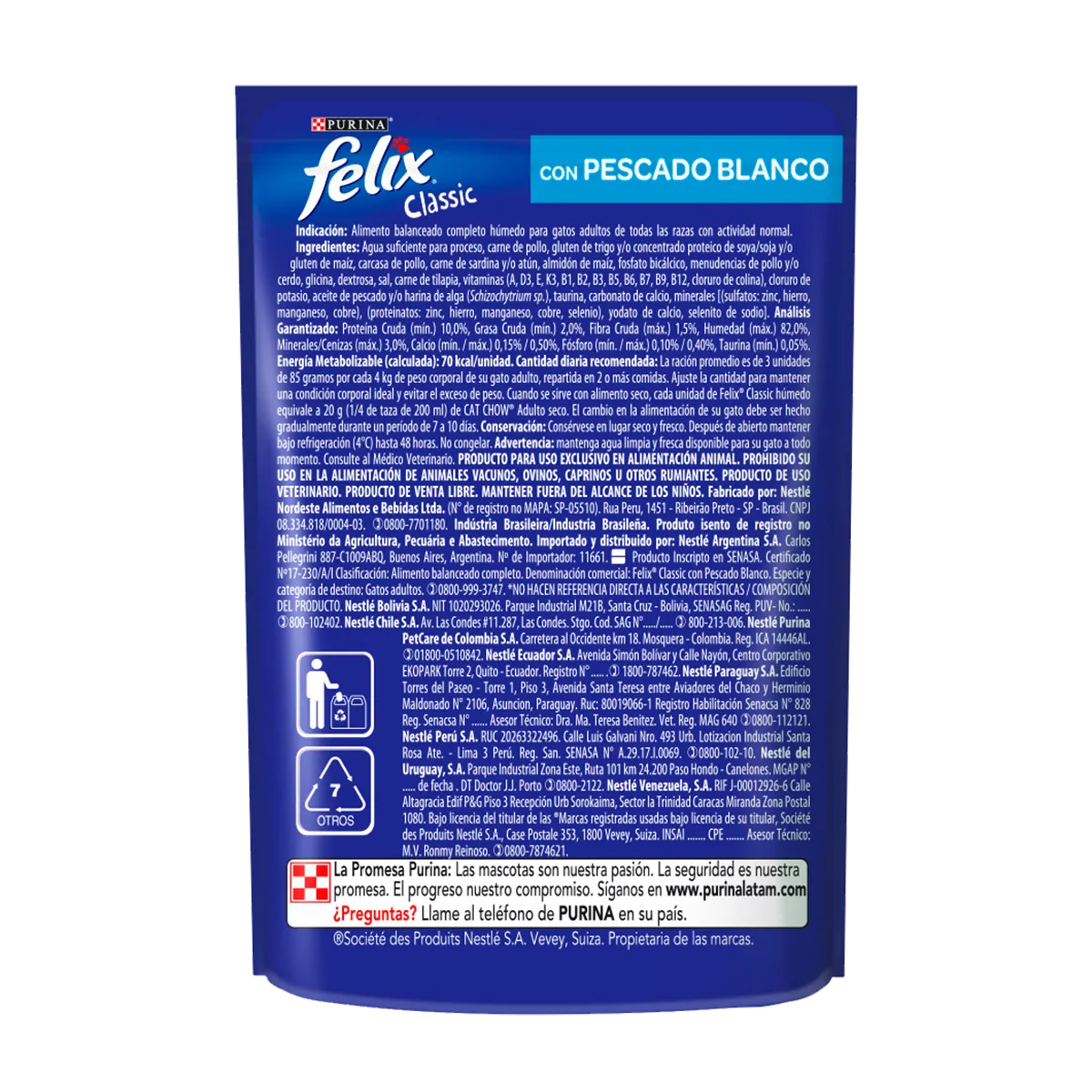 Felix Pescado Blanco para Gato Cachorro - 2