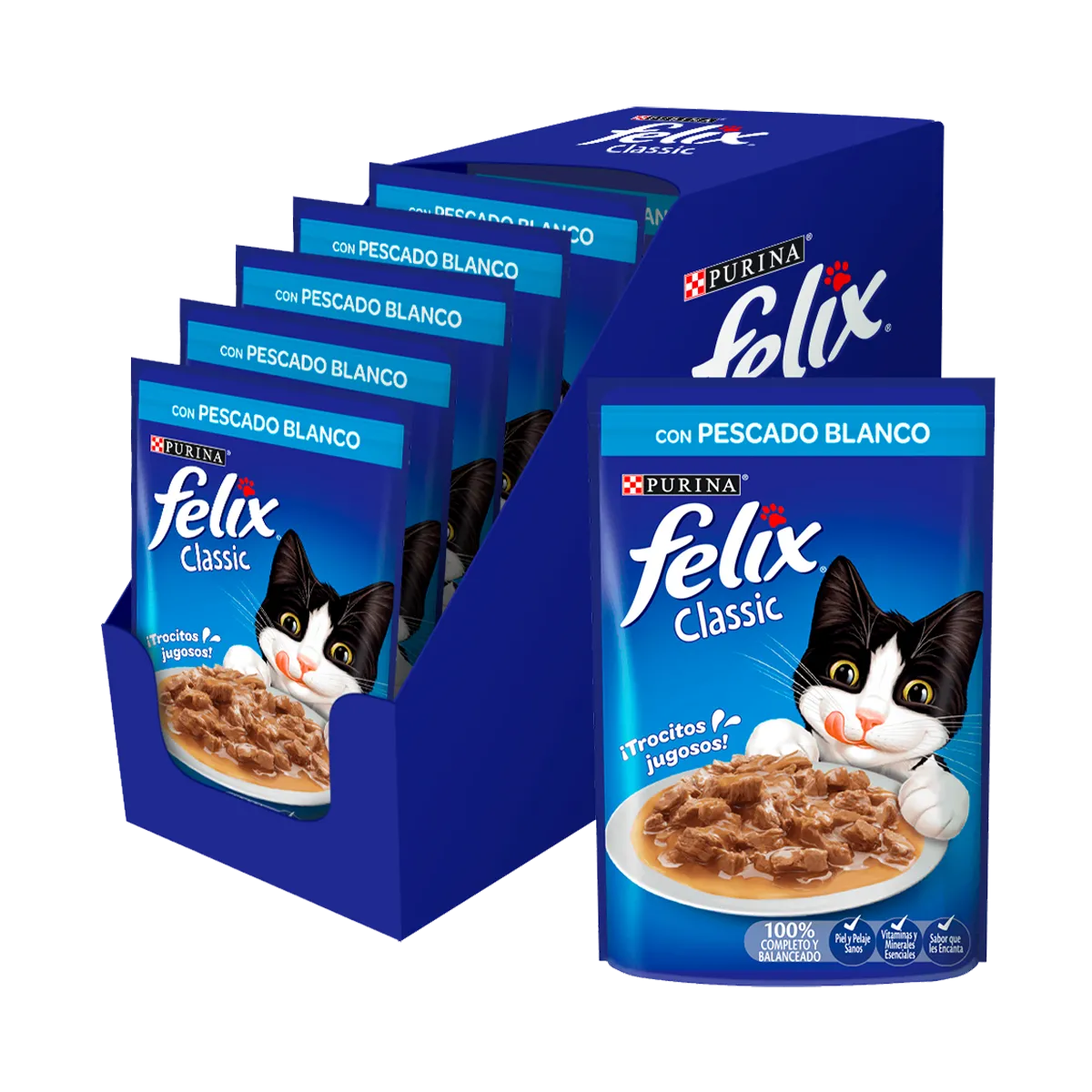 Felix Pescado Blanco para Gato Cachorro - 3