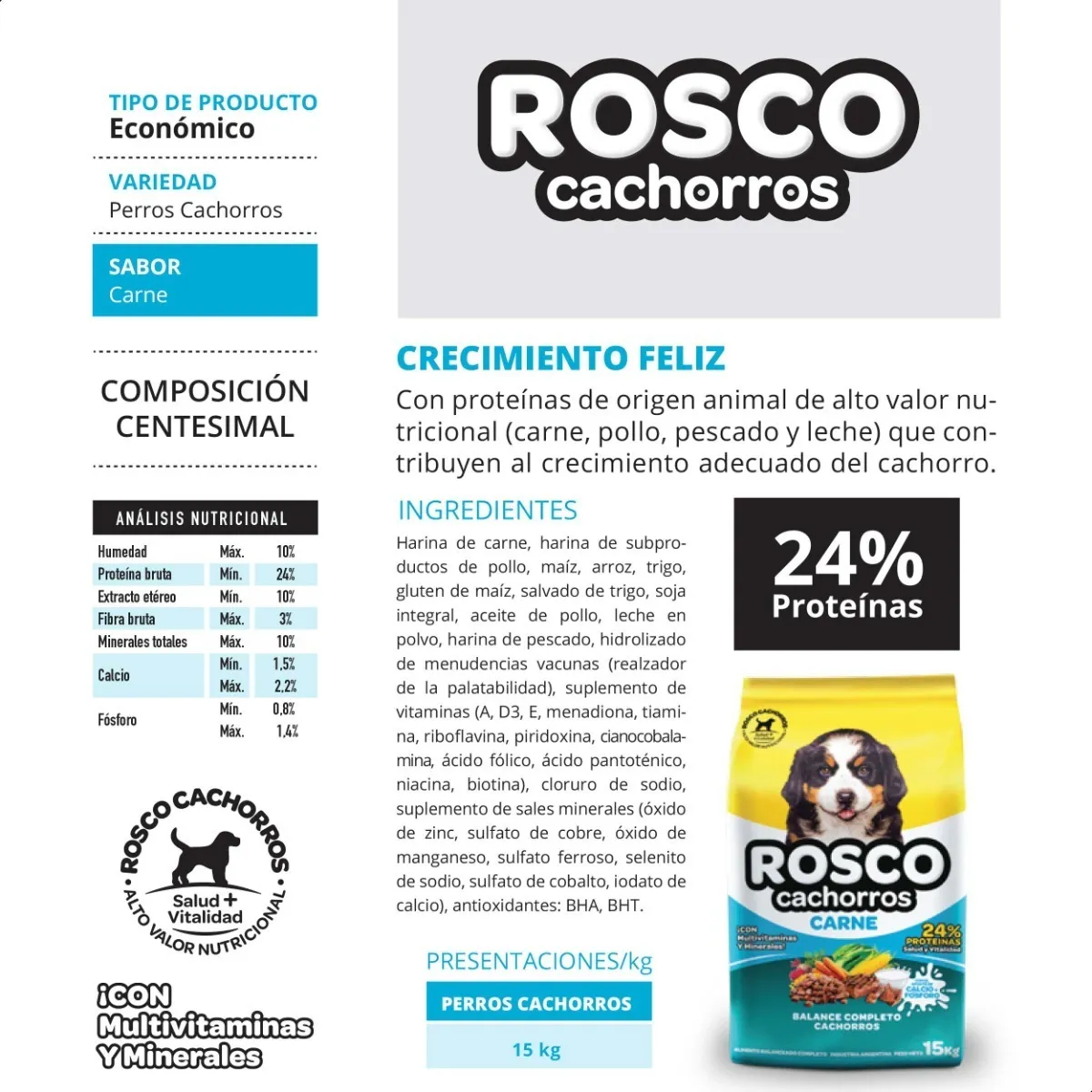 Rosco Carne para Perro Cachorro Pequeño - 2