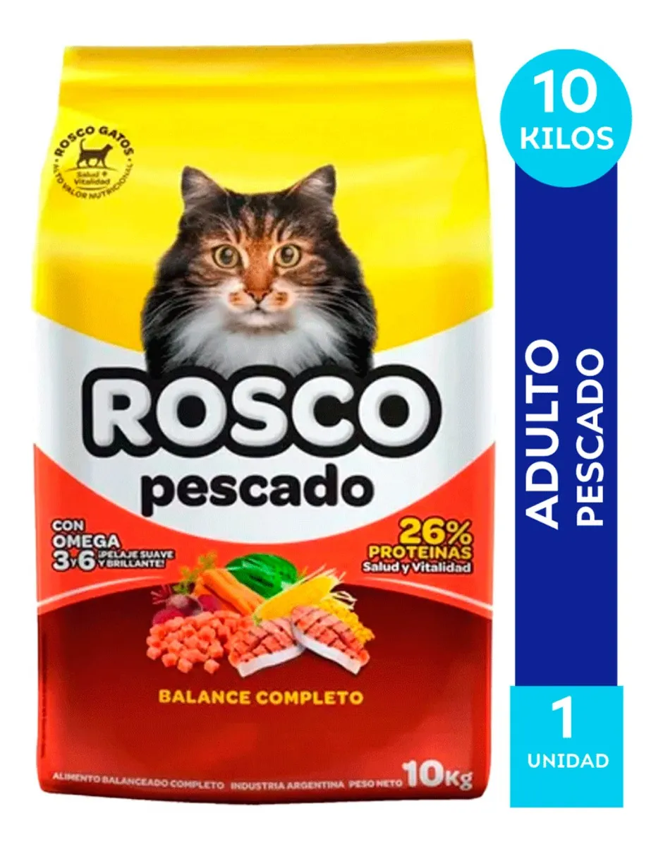 Rosco Pescado para Gato Adulto - 1