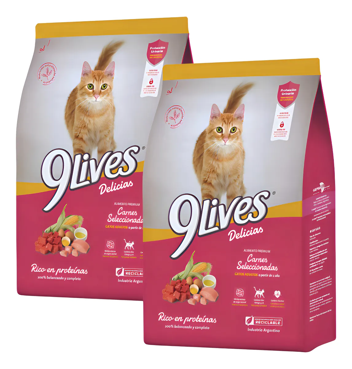 9 Lives Delicias Carnes para Gato Adulto