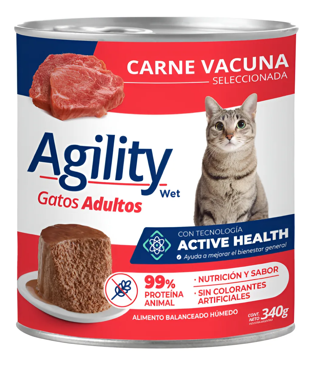 Agility Gato Adulto con Carne Vacuna Seleccionada