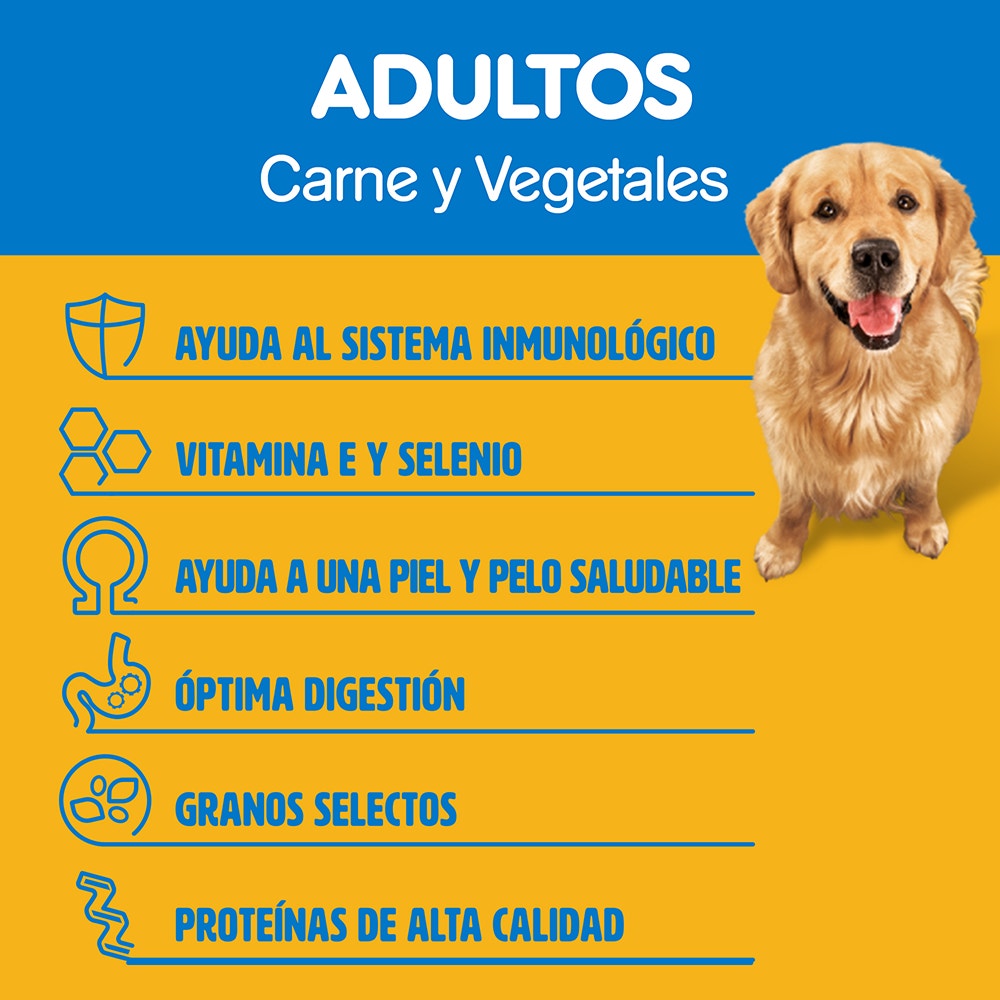 Pedigree Carne y Vegetales para Perro Adulto - 3