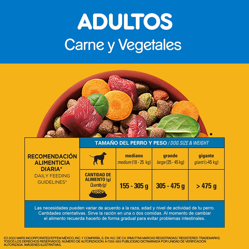 Pedigree Carne y Vegetales para Perro Adulto - 5