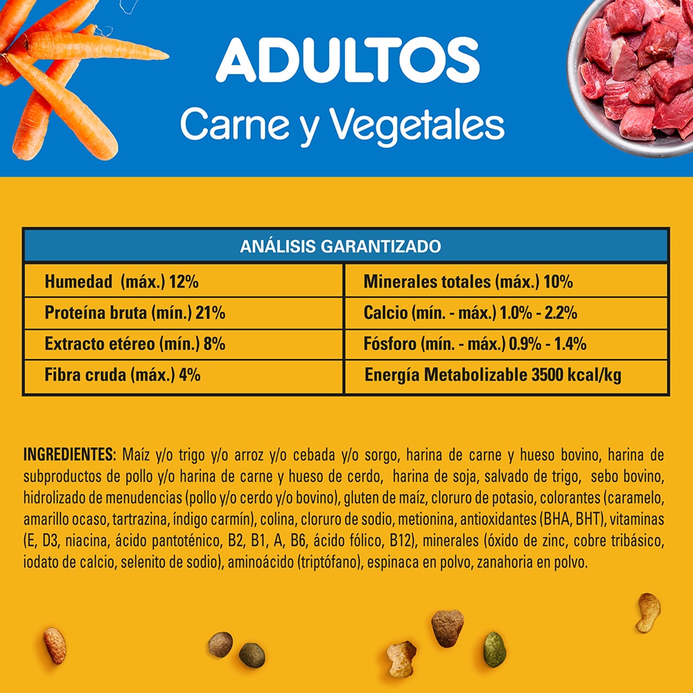 Pedigree Carne y Vegetales para Perro Adulto - 6