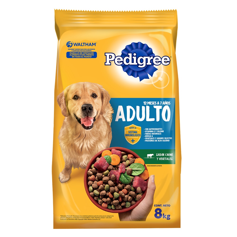 Pedigree Carne y Vegetales para Perro Adulto - 1