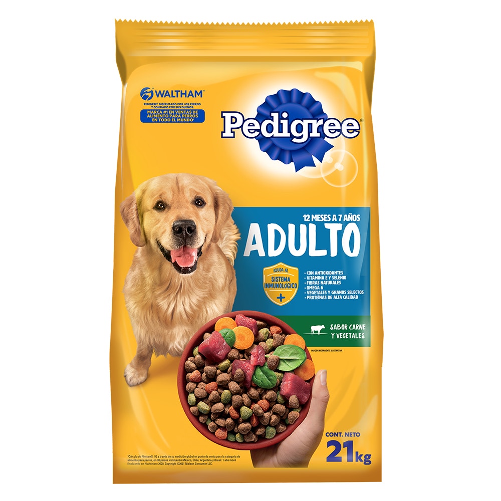 Pedigree Carne y Vegetales para Perro Adulto - 1