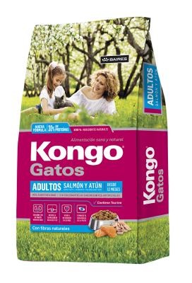 Kongo Gato Adulto Sabor Salmón y Atún - 1
