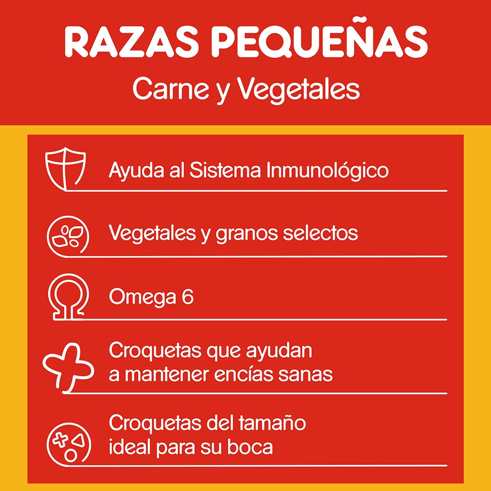 Pedigree Carne y Vegetales para Perro Adulto Raza Pequeña - 4