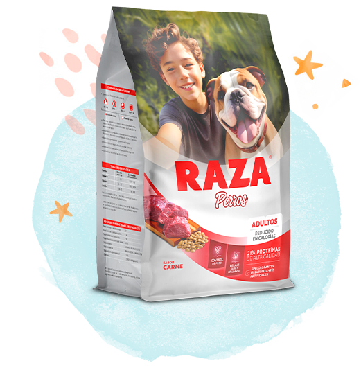 Raza Reducido en Calorías Sabor Carne para Perro Adulto