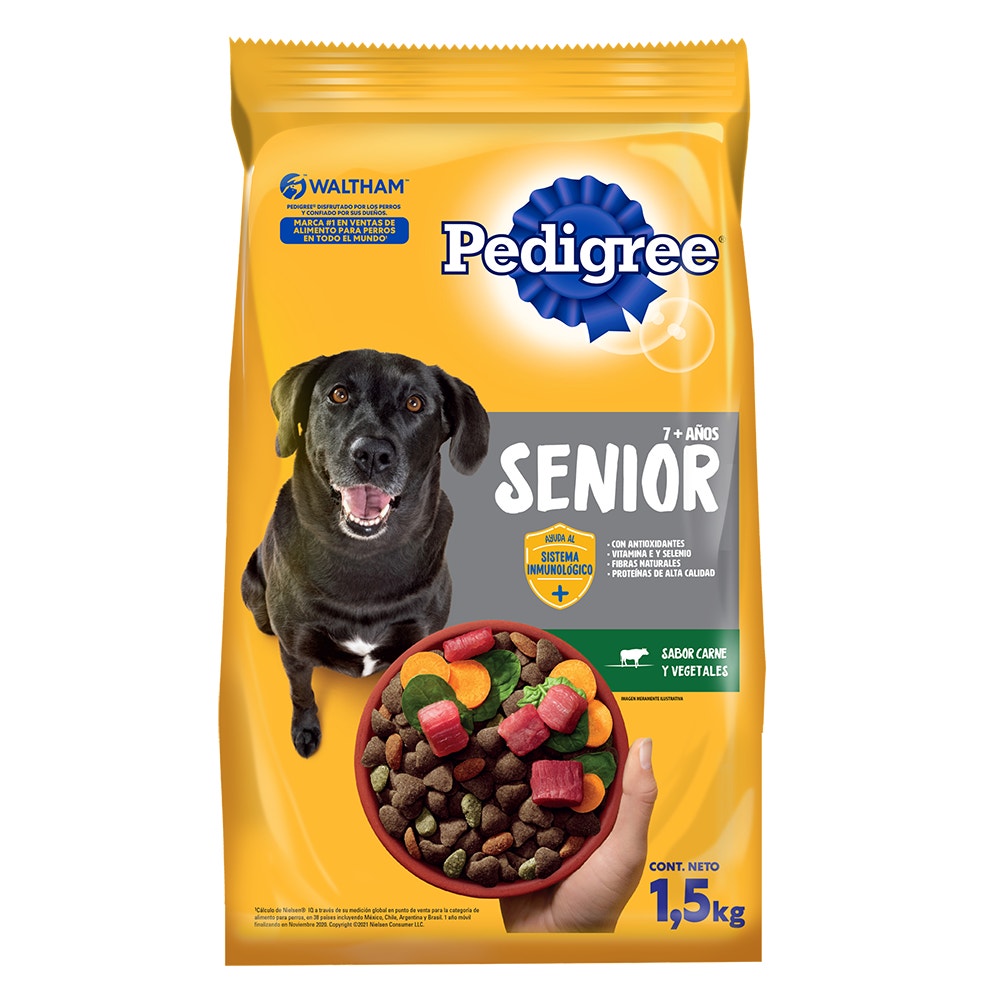 Pedigree Croquetas Senior Sabor Carne y Vegetales - 1