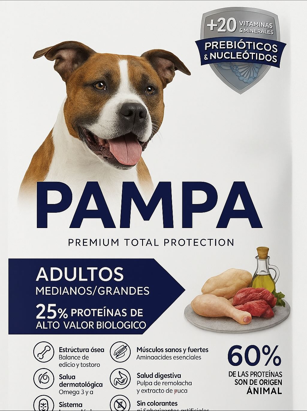 Raza Pampa Adulto Carne para Perro Adulto Grande - 1