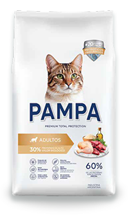Pampa Pollo y Carne para Gato Adulto - 1