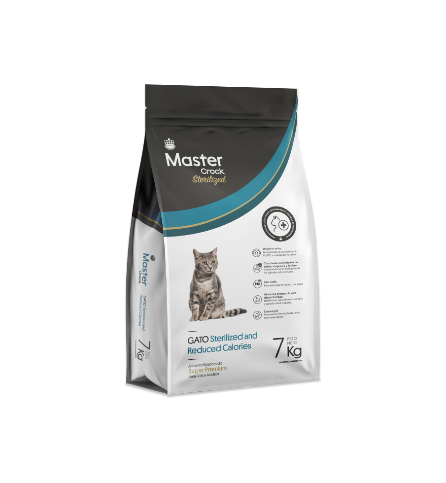 Raza Master Crock Sterilized para Gato Adulto - 1