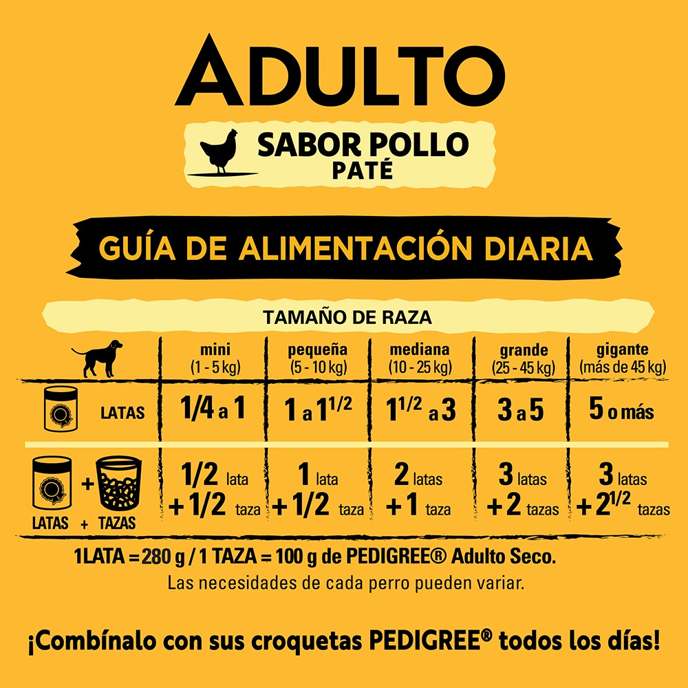 Pedigree Paté Sabor Pollo para Perro Adulto - 7