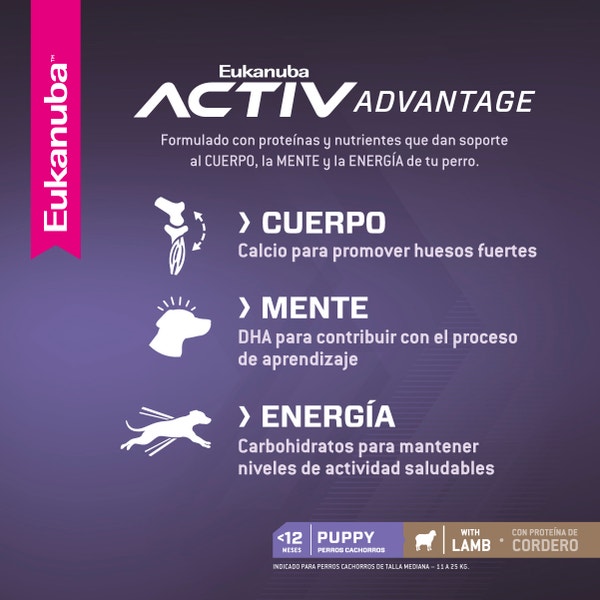 Eukanuba Cordero para Perro Cachorro Mediano - 4