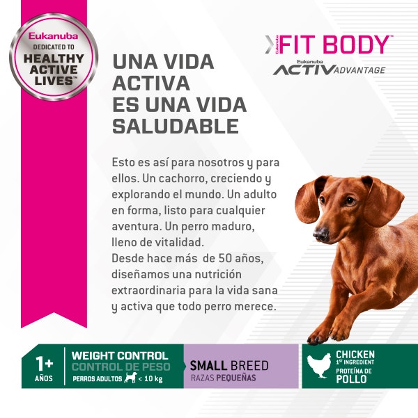 Eukanuba Fit Body para Perro Adulto Raza Pequeña - 3