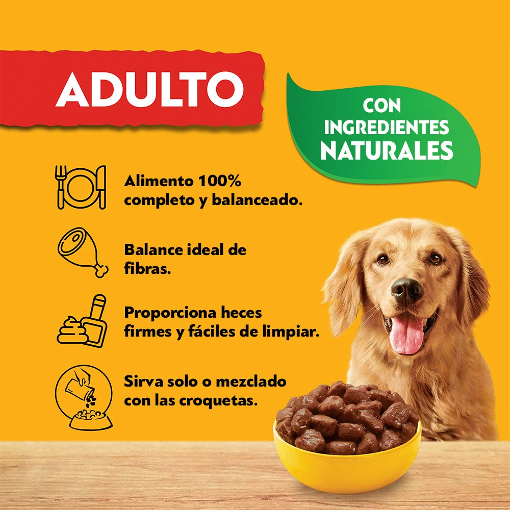 Pedigree Salsa Sabor Carne para Perro Adulto - 3