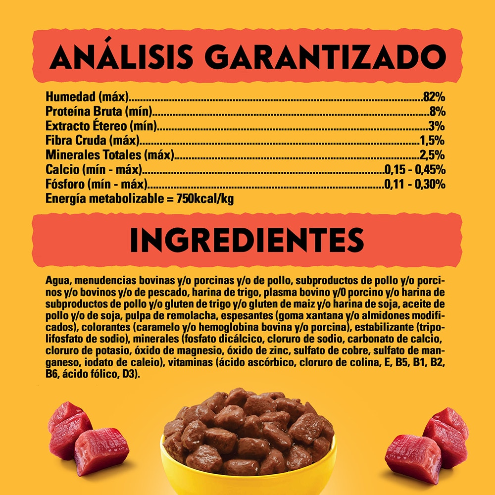 Pedigree Salsa Sabor Carne para Perro Adulto - 5