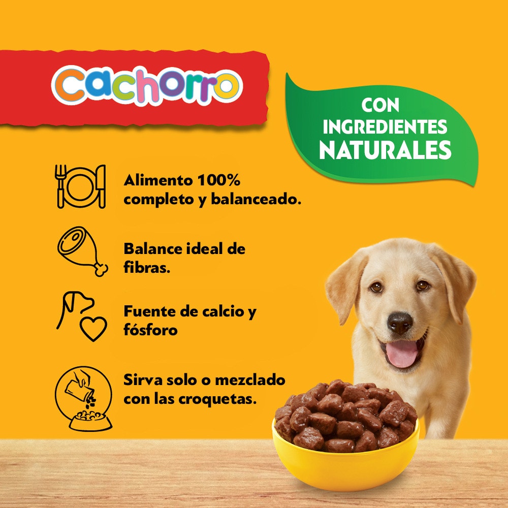 Pedigree Cachorro En Salsa Sabor Carne - 3