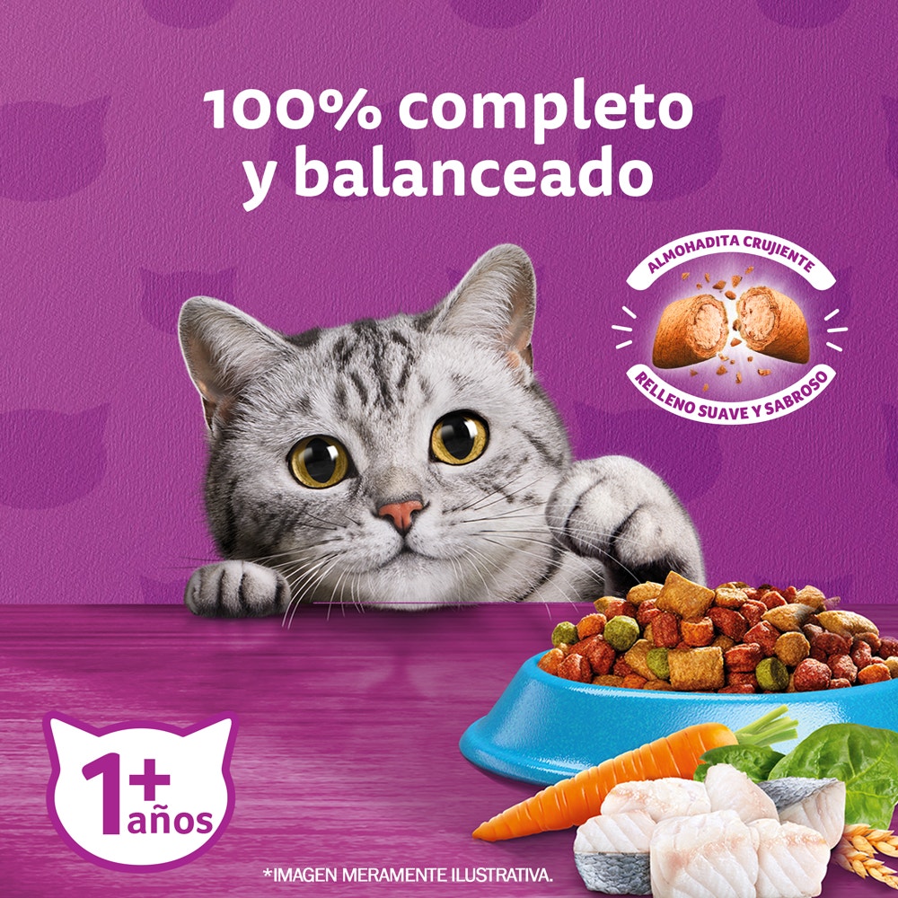 Whiskas Pescado para Gato Adulto - 3