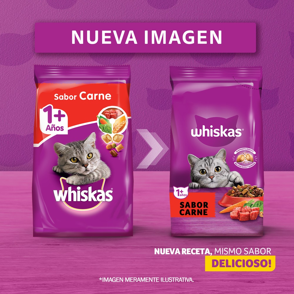 Whiskas Carne para Gato Adulto - 6