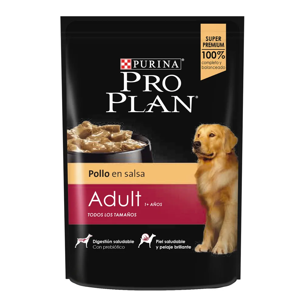 Pro Plan Pollo en Salsa para Perro Adulto - 1