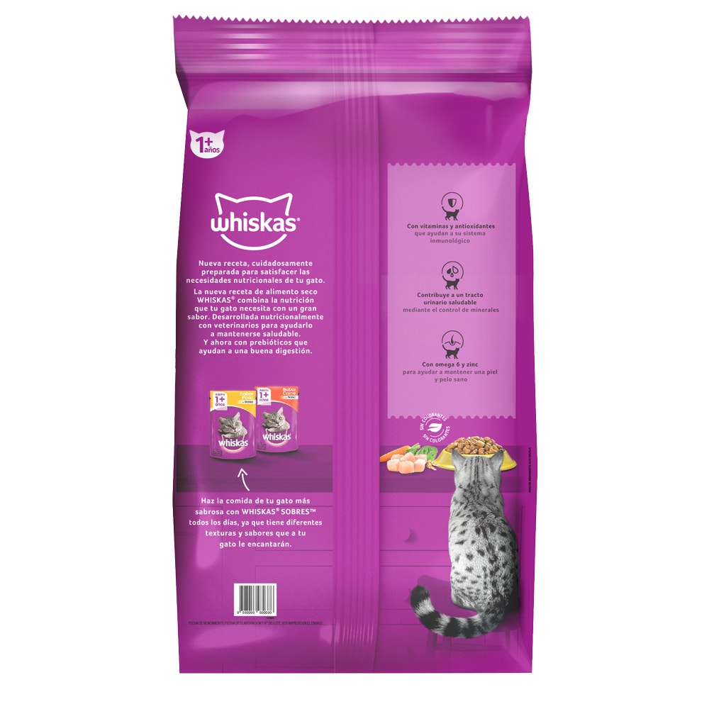 Whiskas Pollo y Leche para Gato Adulto - 2