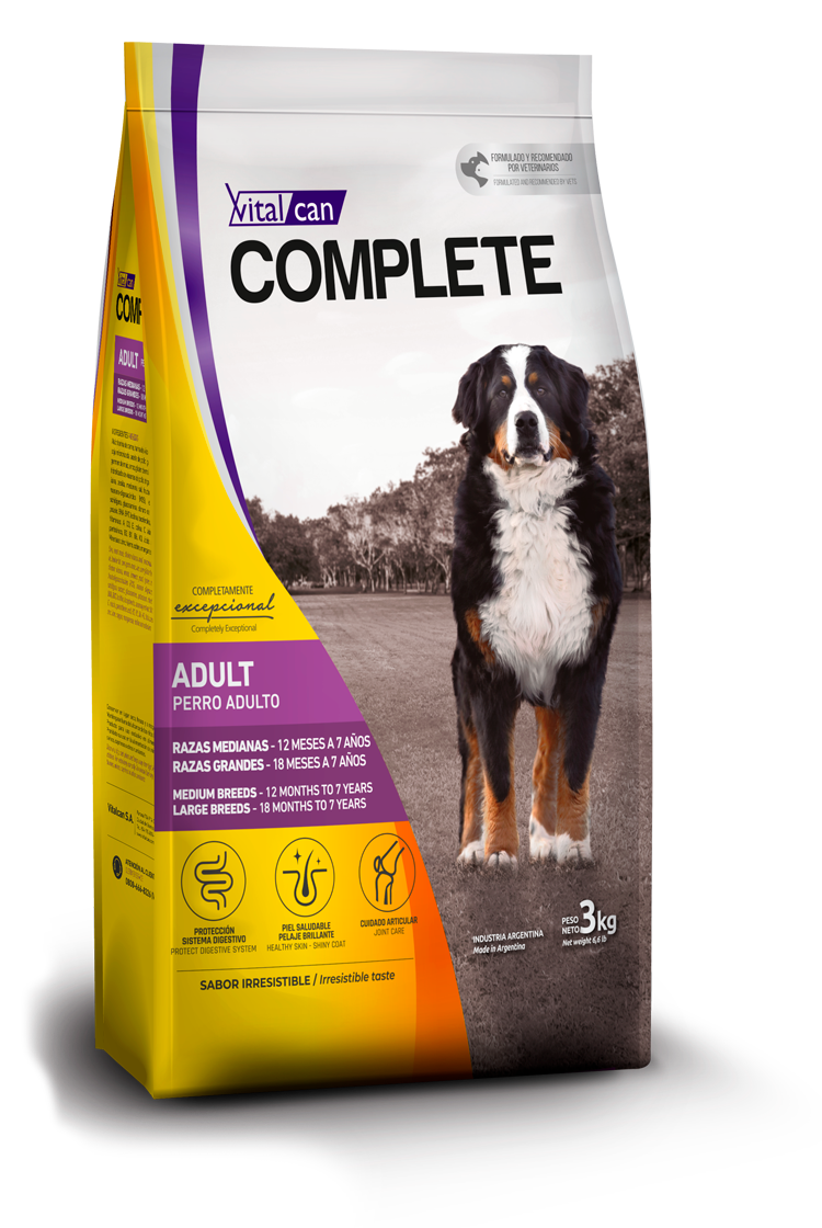 Vitalcan Complete Adulto para Perro Raza Mediana y Grande