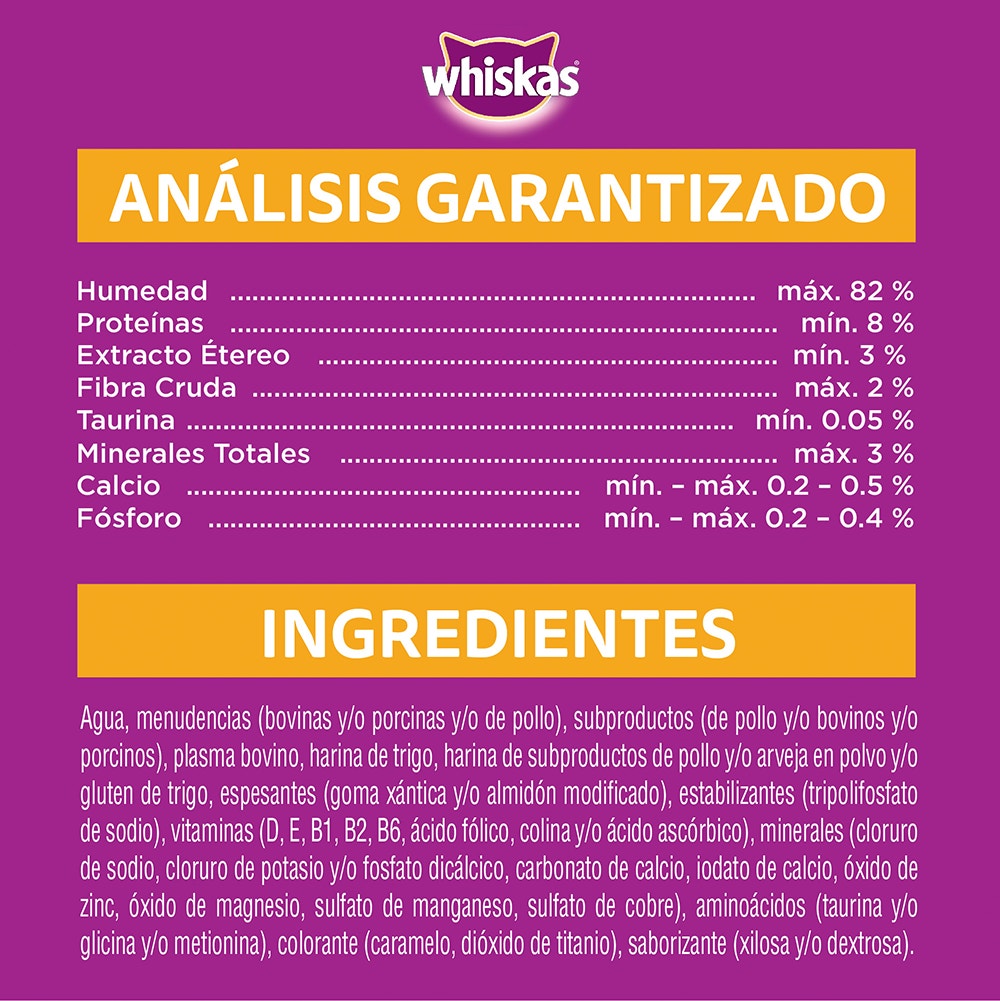 Whiskas Pollo en Salsa para Gato Adulto - 3