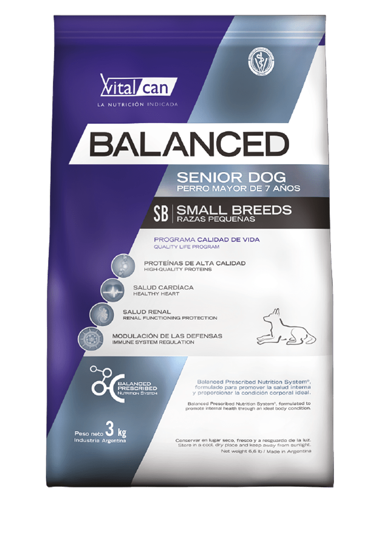 Vitalcan Balanced Senior para Perro Senior Raza Pequeña