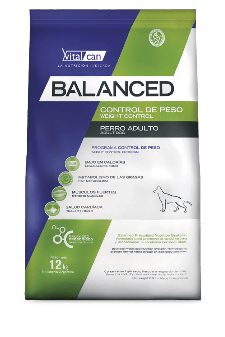 Vitalcan Balanced Control de Peso para Perro Adulto