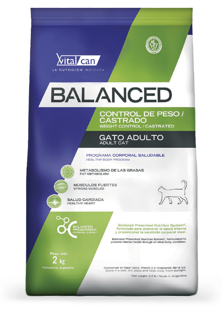 Vitalcan Control de Peso para Gato Adulto Castrado