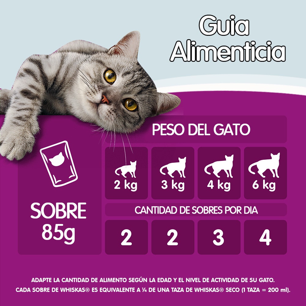 Whiskas Pescado en Soufflé para Gato Adulto - 6