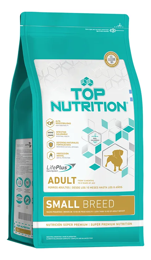 Top Nutrition para Perro Adulto Raza Pequeña