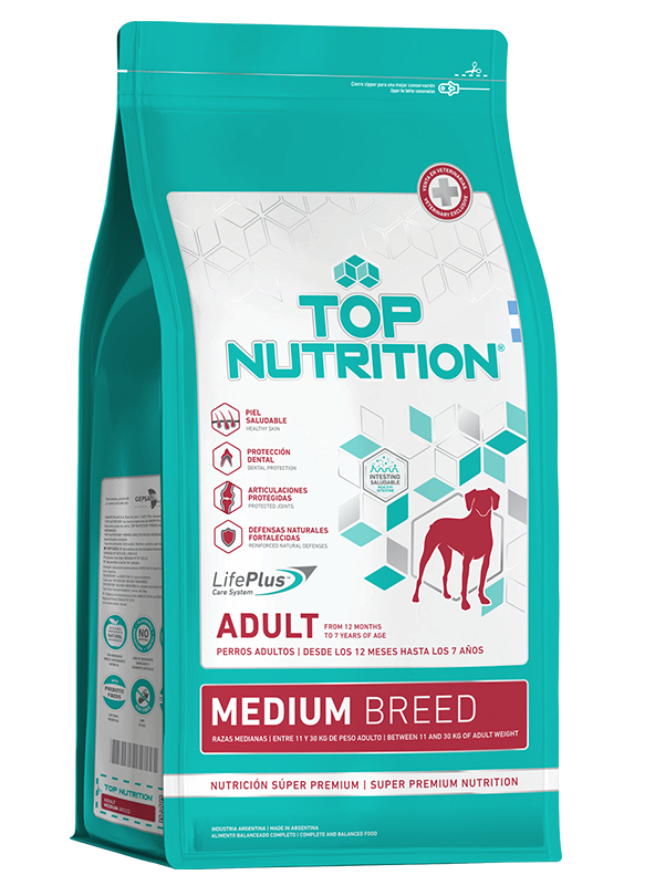 Top Nutrition Perros Adultos Razas Medianas