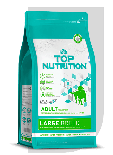Top Nutrition Puppy Large Breed para Perro Cachorro Raza Grande