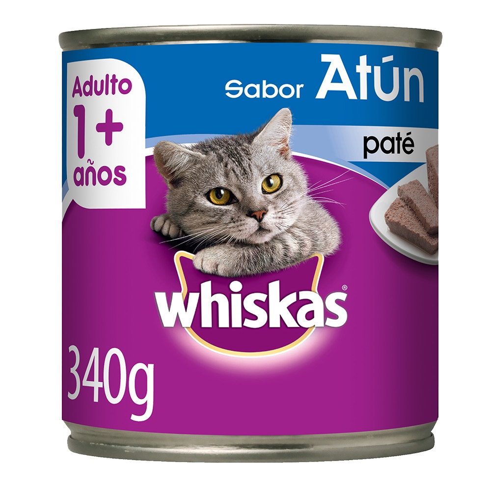 Whiskas Atún en Paté para Gato Adulto - 1
