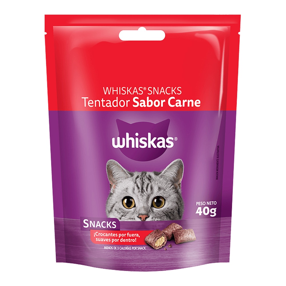 Whiskas Snacks Tentador Sabor Carne para Gato