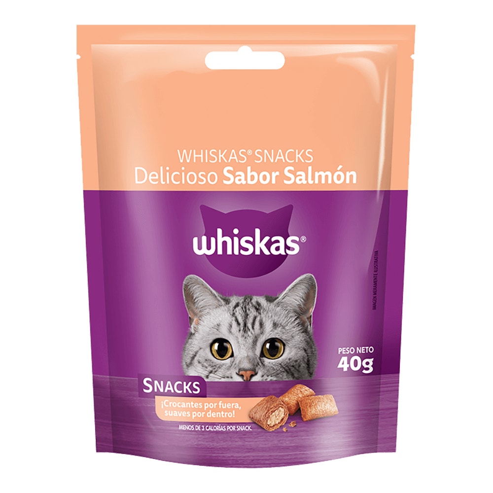 Whiskas Snacks Sabor Salmón para Gato