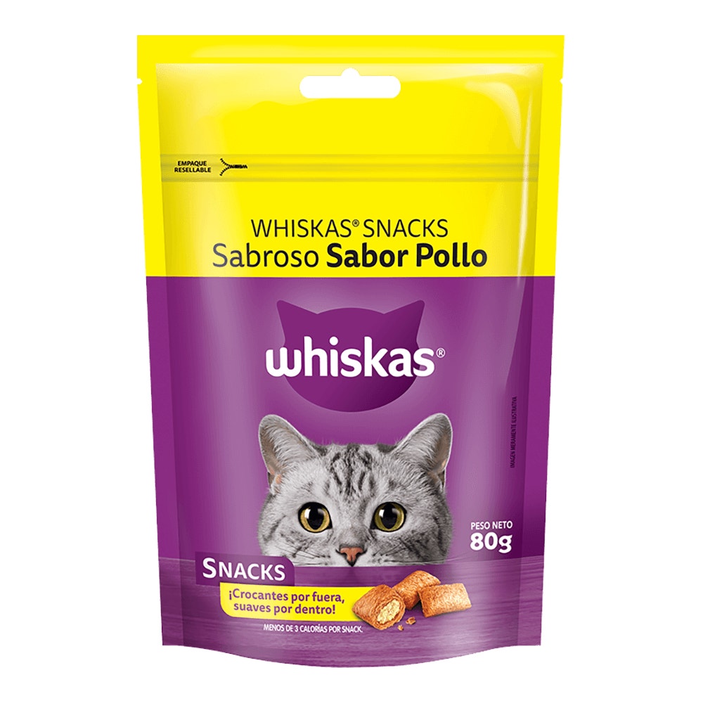 Whiskas Snacks Sabor Pollo para Gato