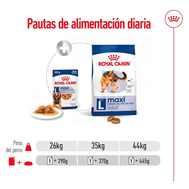 Royal Canin Maxi Adult Trocitos en Salsa para Perro Adulto Grande - 6