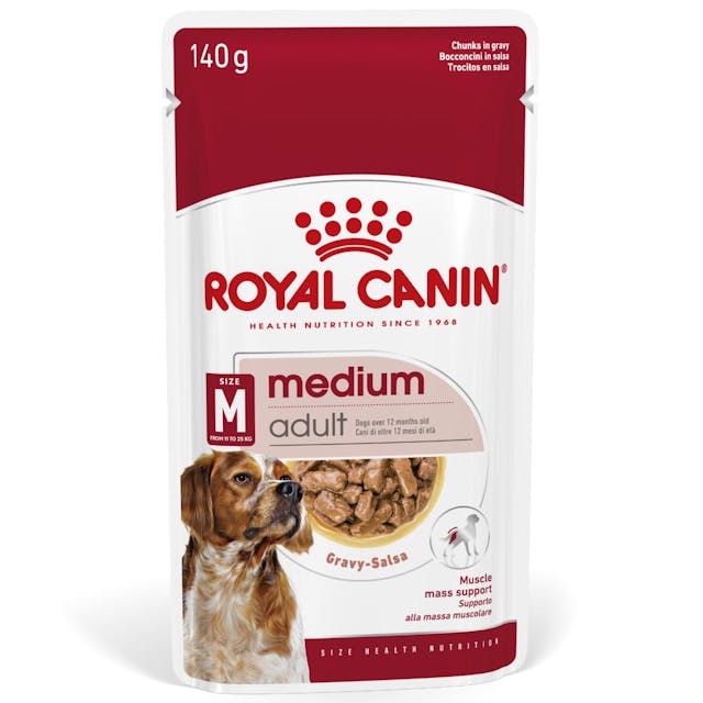 Royal Canin Medium Adult Trocitos en Salsa para Perro Adulto Mediano - 1