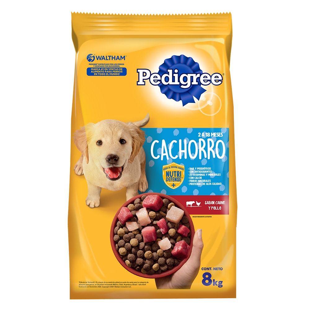 Pedigree Croquetas Cachorro Sabor Carne y Pollo - 1