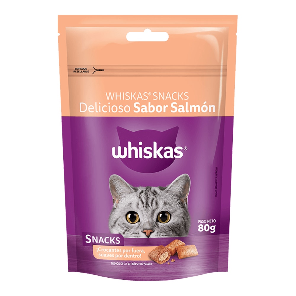Whiskas Snacks Sabor Salmón para Gato