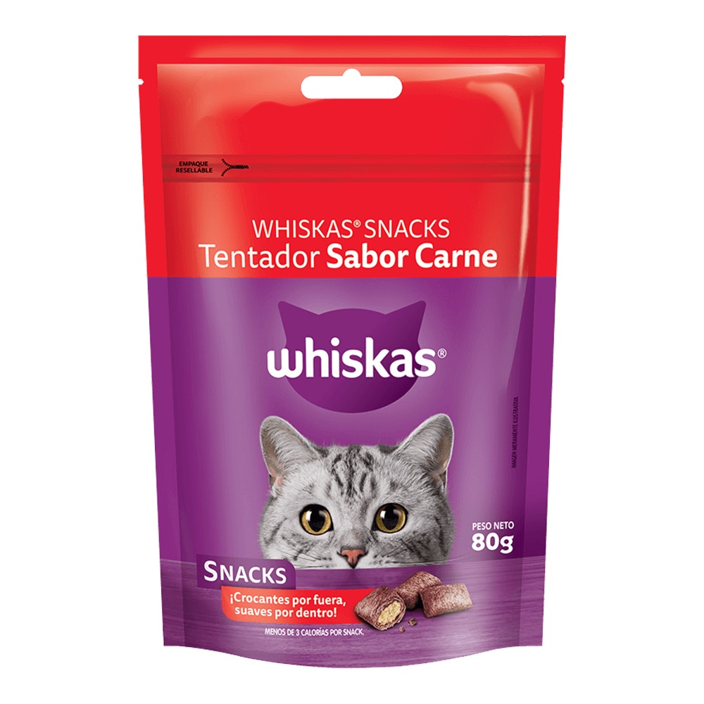 Whiskas Snacks Tentador Sabor Carne para Gato