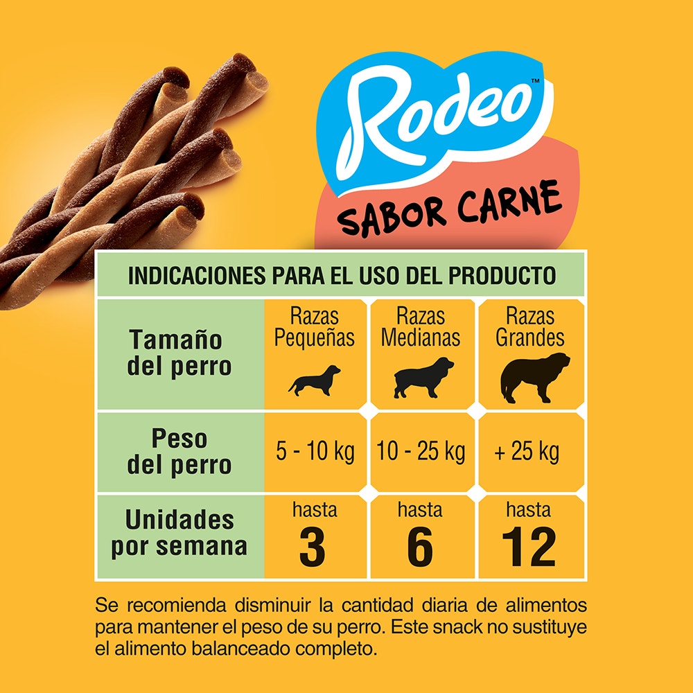 Pedigree Rodeo Sabor Carne para Perro Adulto - 6