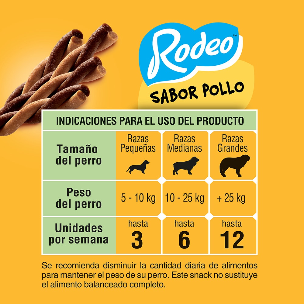 Pedigree Rodeo Sabor Pollo para Perro Adulto - 6